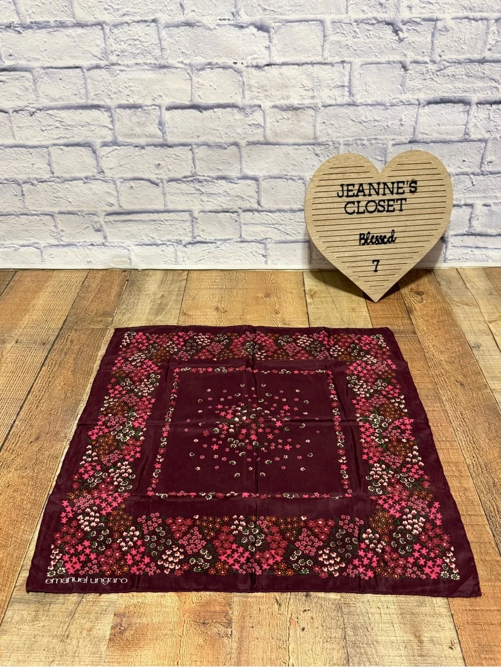 Emanuel Ungaro Silk Scarf